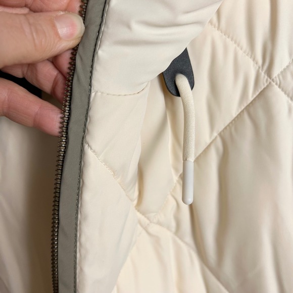 Lands End Puffer Coat Women's 2X Long ThermoPlume Insulated Coat Quilted Hooded - Picture 9 of 15